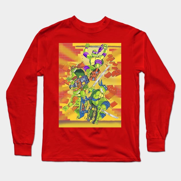 Teenage Mutant Ninja Turtles Long Sleeve T-Shirt by juni